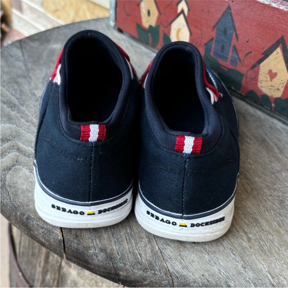 Sebago Docksiders Patriotic Slip-On‎ Canvas Shoes - Picture 4 of 8